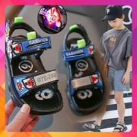 Dép bé trai Siêu nhân nhện đế mềm mùa hè 2023 mới đẹp mã 602