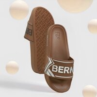 Dép Bernice thời trang nam nữ chống trơn trượt êm ái - NÂU ĐẬM-BN03
