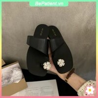 Dép bệt nữ phong cách Hàn Quốc Dép xỏ ngón có khóa phong cách Hàn Quốc