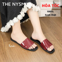 Dép bệt nữ quai bản to , dép quai ngang - THENYSMILE - FANTI ( (form nhỏ + 1 size )