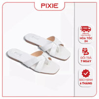Dép Bệt Nữ Xỏ Ngón Quai Chéo Pixie H217