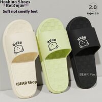 Dép bệt thoải mái cho cặp đôi Dép gấu mềm mại và dễ thương trong nhà