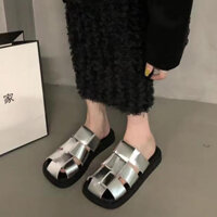 Dép Bít Mũi Đế Dày Thời Trang Cho Nữ