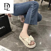 Dép BM Quai Nơ Bướm Dép Đế Xuồng 5 Phân Phồng Phong Cách Cổ Tích Nhẹ Nhàng Lên Chân Cực Kì Xinh Doly Shoes