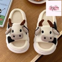 Dép Bông Đế Bánh Mì Bò Sữa Siêu Êm