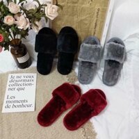 Dép bông đế cao su