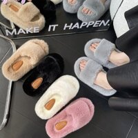 Dép Bông Đế Dày 7cm Tăng Chiều Cao Thời Trang Cho Nữ