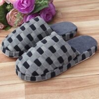 Dép Bông Đi Trong Nhà Caro - Dhome