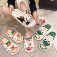 Dép Bông Hàn Quốc Ếch Xanh Kiểu Bánh Mì Thời Trang 2022 Đế Chống Trơn Trượt - D109 - D13 - D54 - Hàng mới về