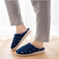 Dép bông  hình cá đi trong nhà