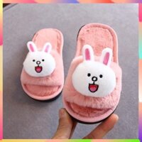 Dép Bông Hình Thú Siêu Đáng Yêu Cho Bé