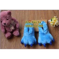 dép bông móng chân khủng long freesize siêu đáng yêu