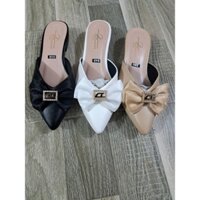 Dép búp bê có nơ 3 phân, trẻ thời trang, xinh đẹp