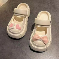 Dép Búp Bê Nữ Đế Cao Dễ Thương – Dép Sandal Nhựa EVA Êm Chân, Phong Cách Hàn Quốc, Phối Charm Xinh Xắn