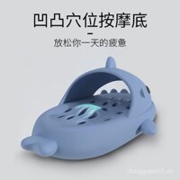 Dép cá mập chống rò rỉ cho phòng tắm bán chạy mùa hè cho phụ nữ, dép không trượt, dép massage trong nhà, dép đế dày cho nam
