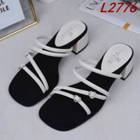 dép cao gót đế thấp nhiều dây mảnh có big size từ 35-45