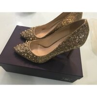 Dép cao gót đính đá