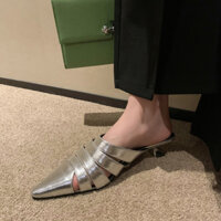 Dép Cao Gót Mũi Nhọn Thời Trang Dành Cho Nữ / Size 35-39