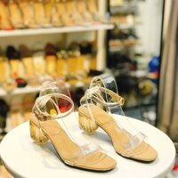 Dép cao gót quai trong