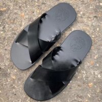 Dép cao su 2 quai chéo lốp máy bay dép Bác Hồ thương hiệu Vua Dép Lốp chắc chắn, dày dặn dáng trẻ trung