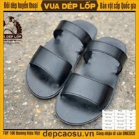 Dép cao su 2 quai ngang máy bay, dép Bác Hồ thương hiệu Vua Dép Lốp Phạm Quang Xuân, bảo hành