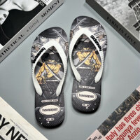 Dép cao su kẹp thái Roronoa Zoro hoạ tiết đi chơi du lịch đi biển