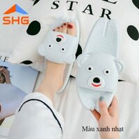 DÉP CAO SU MANG TRONG NHÀ, PHÒNG TẮM GẤU NẰM CỰC CUTE