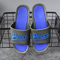 Dép cao su nam GIAYNICE đế đúc cao chữ nổi quai lỗ thoáng khí thời trang Việt