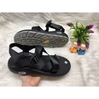 Dép chaco nam đen, đế cứng
