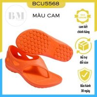 Dép chạy bộ Đài Loan, Ysandal chính hãng B&M, BCU5568 màu cam, có quai hậu xỏ ngón nam nữ, dép nhập khẩu cao cấp