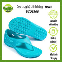 Dép chạy bộ Ysandal Đài Loan,  &M, CU5568 màu lục lam, có quai hậu xỏ ngón nam nữ, dép nhập khẩu cao cấp