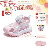Dép Chống Trượt Bé Gái Phòng Chân Bẹt HOBIBEAR AU8286 Fandy Kids Đế EVA Êm - Bảo Hành Keo Trọn Đời