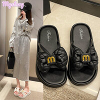 Dép chống trượt đế bệt nữ Dép bệt thoải mái sành điệu