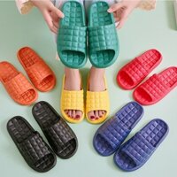 Dép chống trượt EVA màu trơn Giày phòng tắm nam nữ thoáng khí