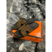 Dép CHỮ H Nam - Dép quai ngang  quai ngang có 2 màu nâu và đen.