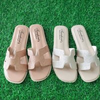 Dép chữ H nhũ kim tuyến Thái Lan