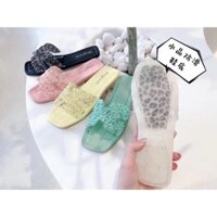 Dép chữ H phối cườm