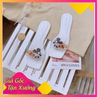 Dép chuột mickey quai mica