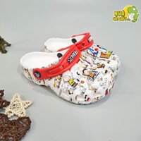Dép classic peanuts bé trai bé gái tặng sticker sticker gắn dép, dép sục peanuts trẻ em đúc nguyên khối siêu bền