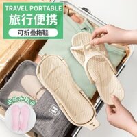 Dép Có Thể Gập Lại Du Lịch Dép Chống Trơn Trượt Nam Nữ Chuyến Đi Công Sở Flip-Flops Đi Chơi Một Đáy Mềm Tắm Nhanh Khô Bãi Biển 8