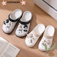 Dép COMOWAN, Giày đế dày cao gót, Dép đi biển bằng nhựa PVC DIY thông thường mùa hè