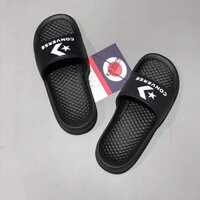 Dép Converse quai ngang Slide Slip Black