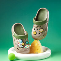 Dép crocs Bé Trai Chống Trơn Trượt Mùa Hè Thoáng Khí dép sục Trẻ Em