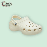 Dép Crocs Đế Cao Nữ – Giày Sandal Lỗ Thoáng Khí Thời Trang, Êm Chân - Dép Crocs Nữ Cao 5 Cm