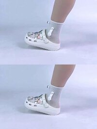 Dép Crocs đế dày chống trượt thoải mái dành cho nữ dành cho y tá Dép phòng mổ đặc biệt Giày đi biển hoạt hình