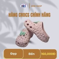 Dép Crocs Nữ Dạo Phố Màu Hồng Nhạt – Thoải Mái, Phong Cách & Năng Động