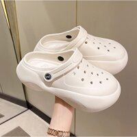 Dép Cross búp bê đế độn 6cm mẫu mới nhất 2022, dép crocs siêu bền B14