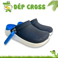 Dép Cross cho nam và nữ đủ size 36, 37, 38, 39, 40, 41, 42, 43, 44, SUCLITTERDIRE  xanh navy xanh duong xuất khẩu