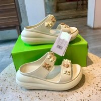 Dép Cross Đế Cao 7CM Tặng Kèm Sẵn 6 Charm 3D Gắn Dép - Sandal Nữ Đế Cao dép crocss Crush Classic