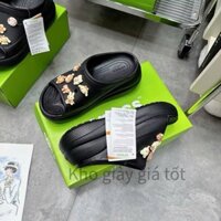 Dép Cross Đế Cao Classic Crush - Dép Crocs Nữ Êm Đế 7cm Tặng Kèm 14 Sticker Ngẫu Nhiên